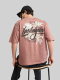 Los Angeles Dusty Pink Half Sleeve T-Shirt