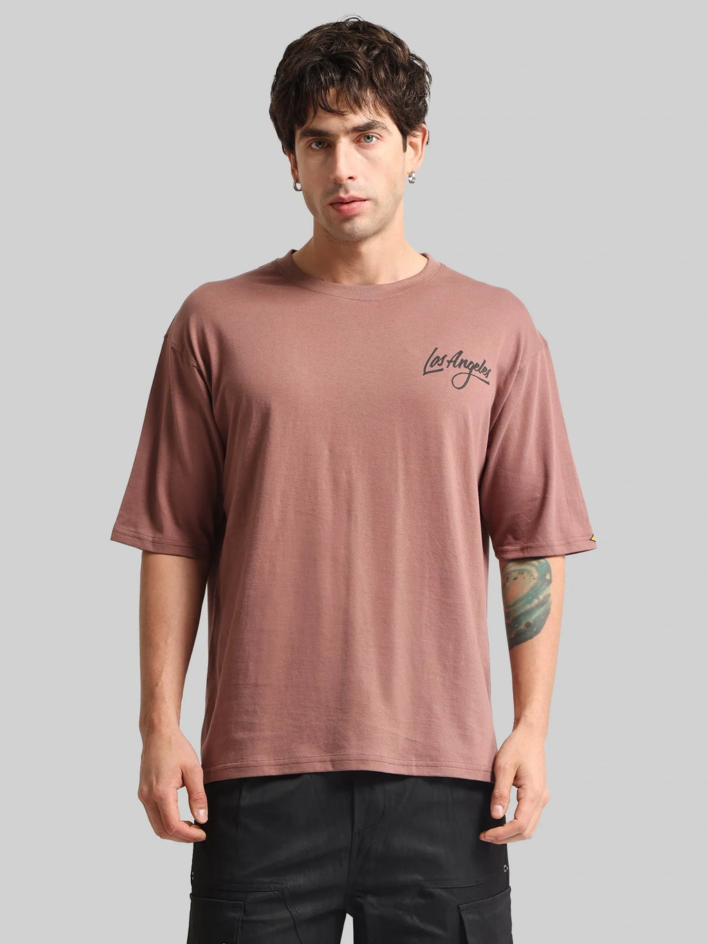 Los Angeles Dusty Pink Half Sleeve T-Shirt