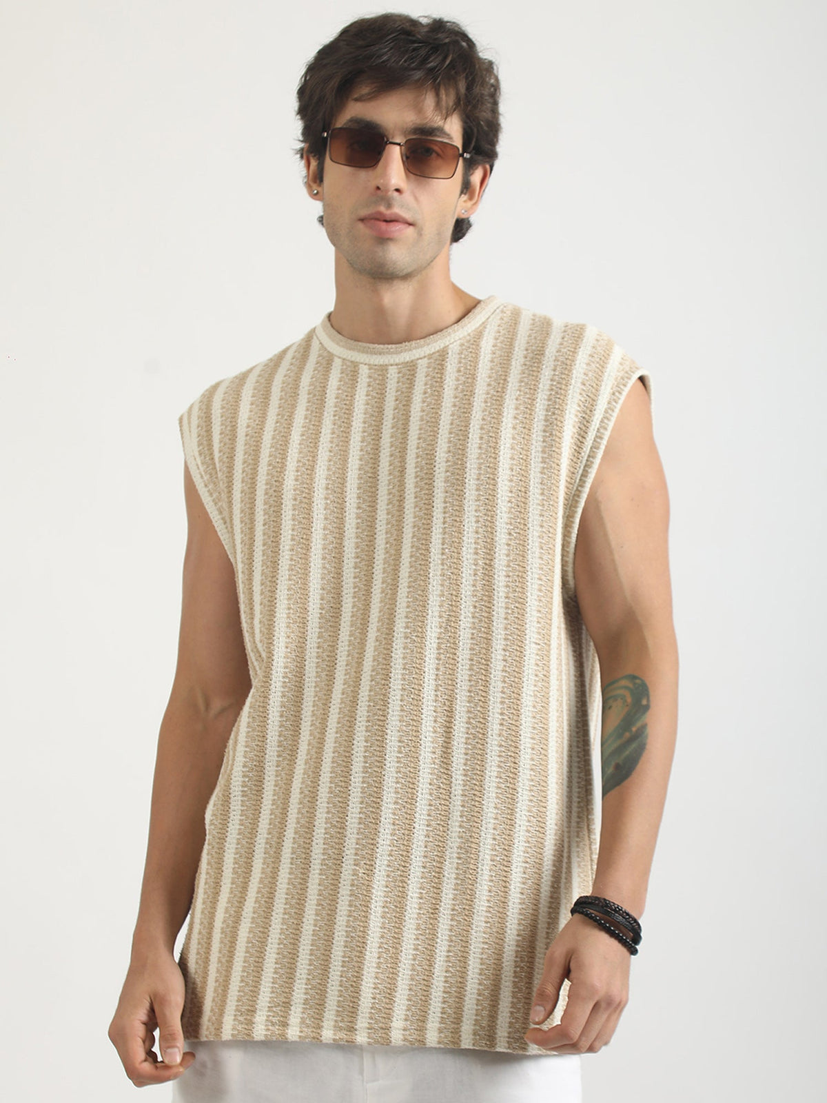 Desert Stripe Sleeveless T-Shirt