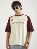 Key Signals Cream Half Sleeve T-Shirt